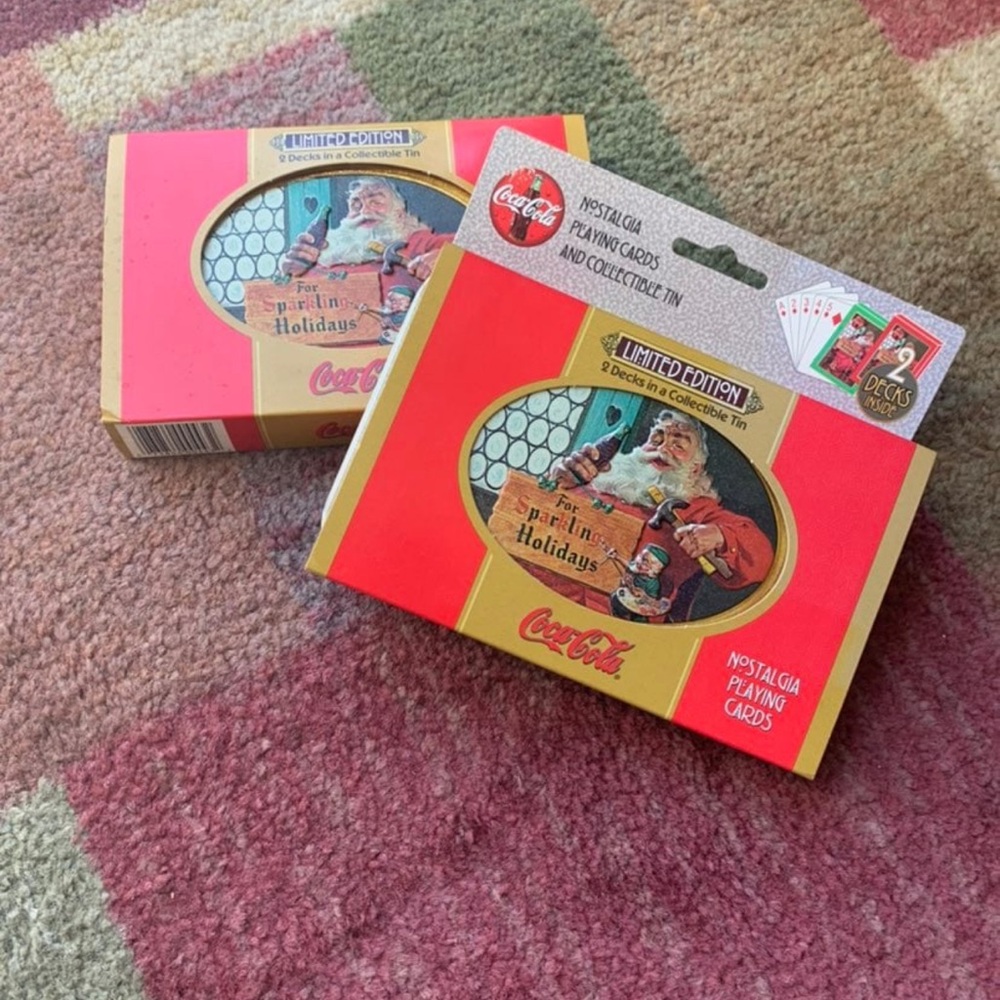 Coca-Cola Nostalgia Playing Cards Limited Edition For Sparkling Holidays